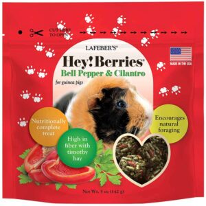 hey!berries guinea pig bell pepper & cilantro 5 oz