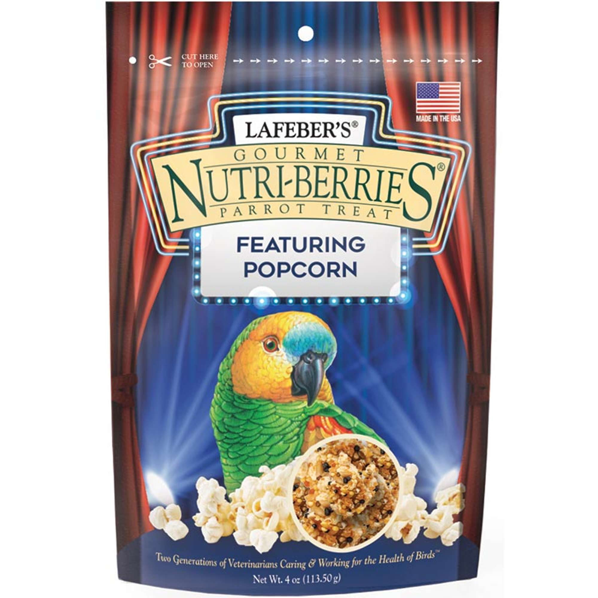 parrot popcorn nutri berries 4 oz
