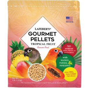 conure tropical fruit gourmet pellets 4 lb