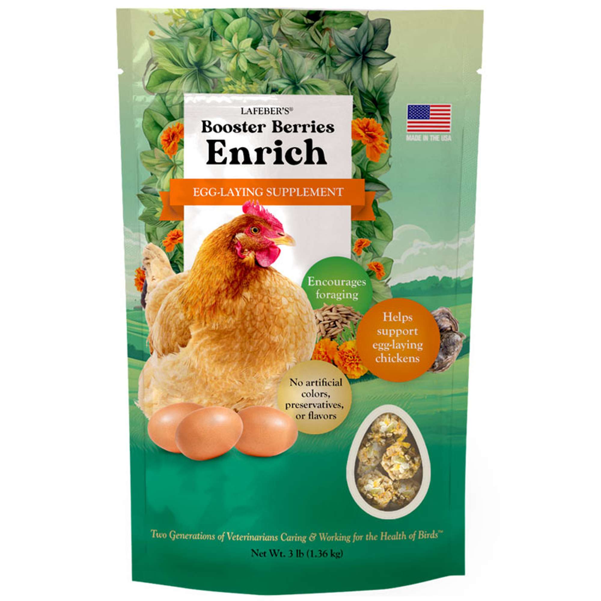 enrich booster berries 3lb chicken