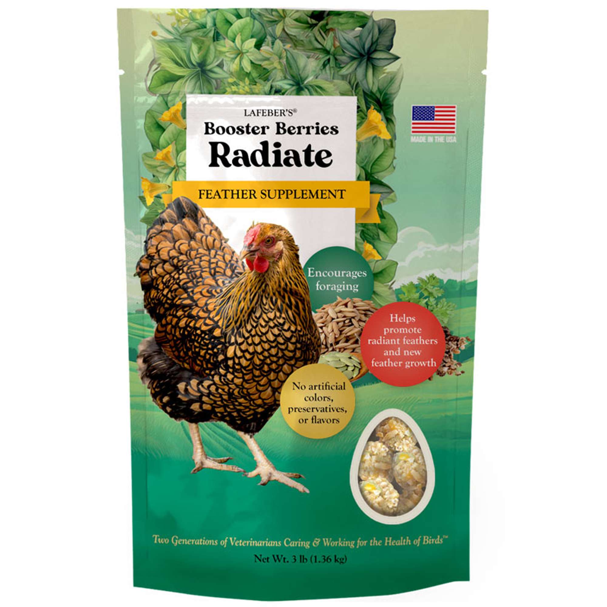 radiate booster berries 3lb chicken