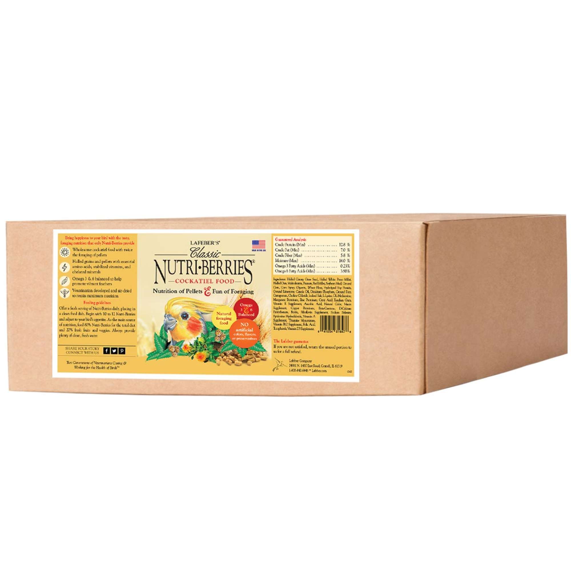 cockatiel classic nutri berries 14 lb