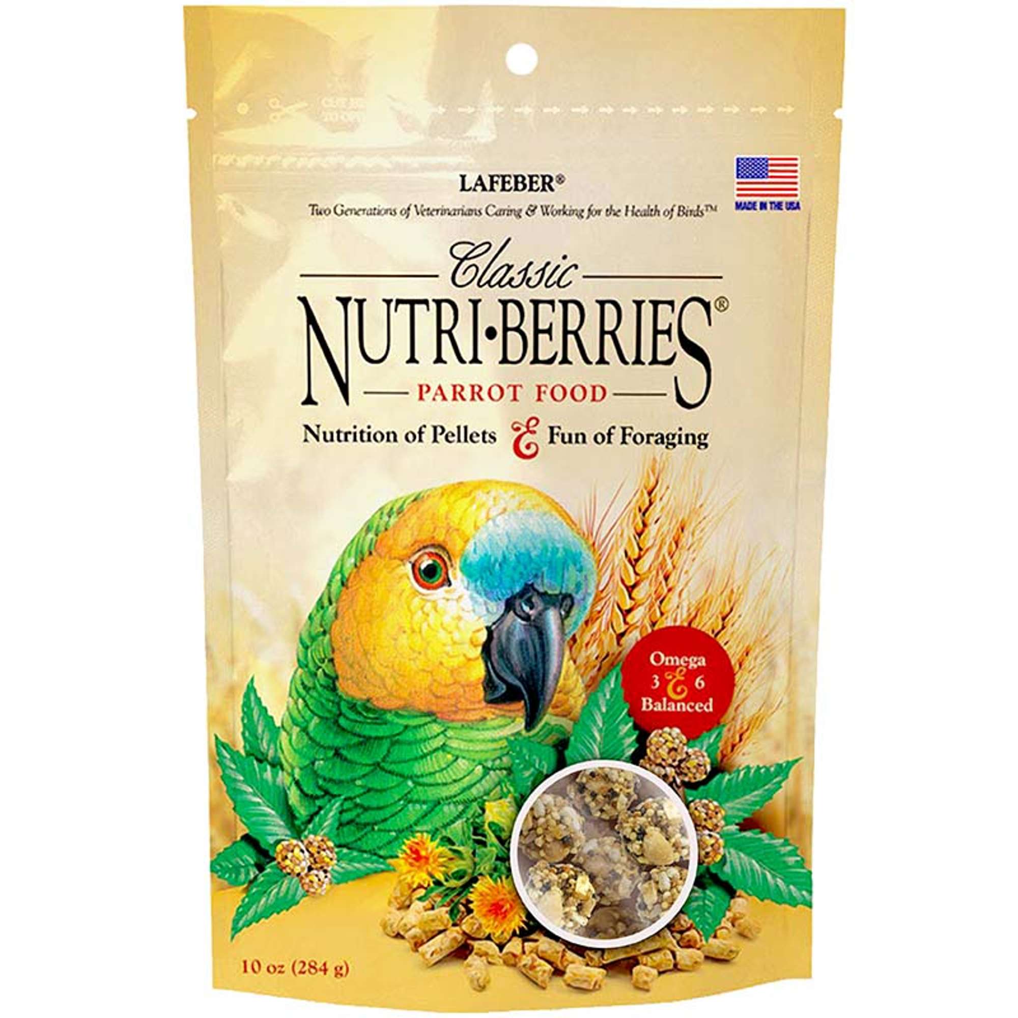 parrot classic nutri berries 10 oz