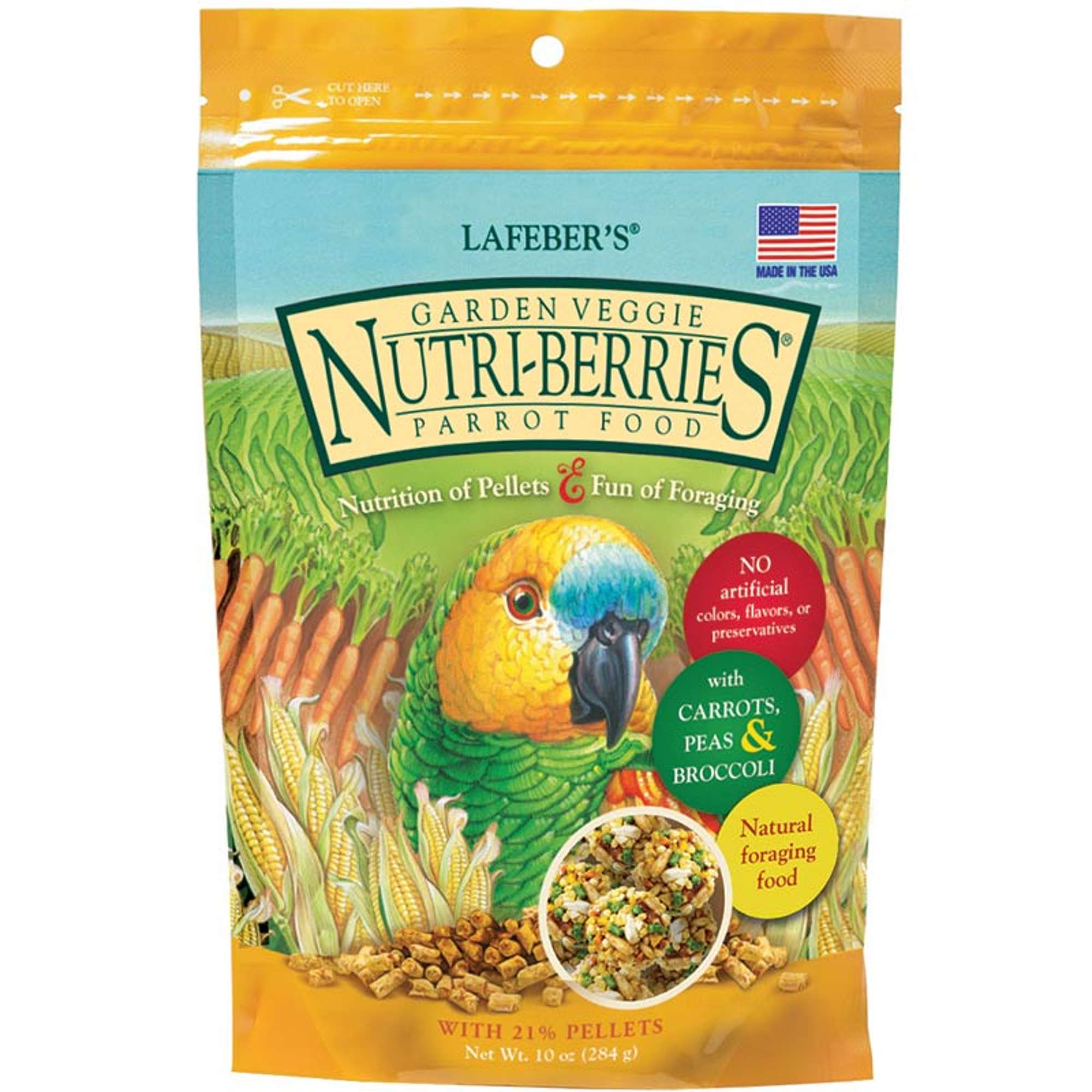 parrot garden veggie nutri berries 10 oz