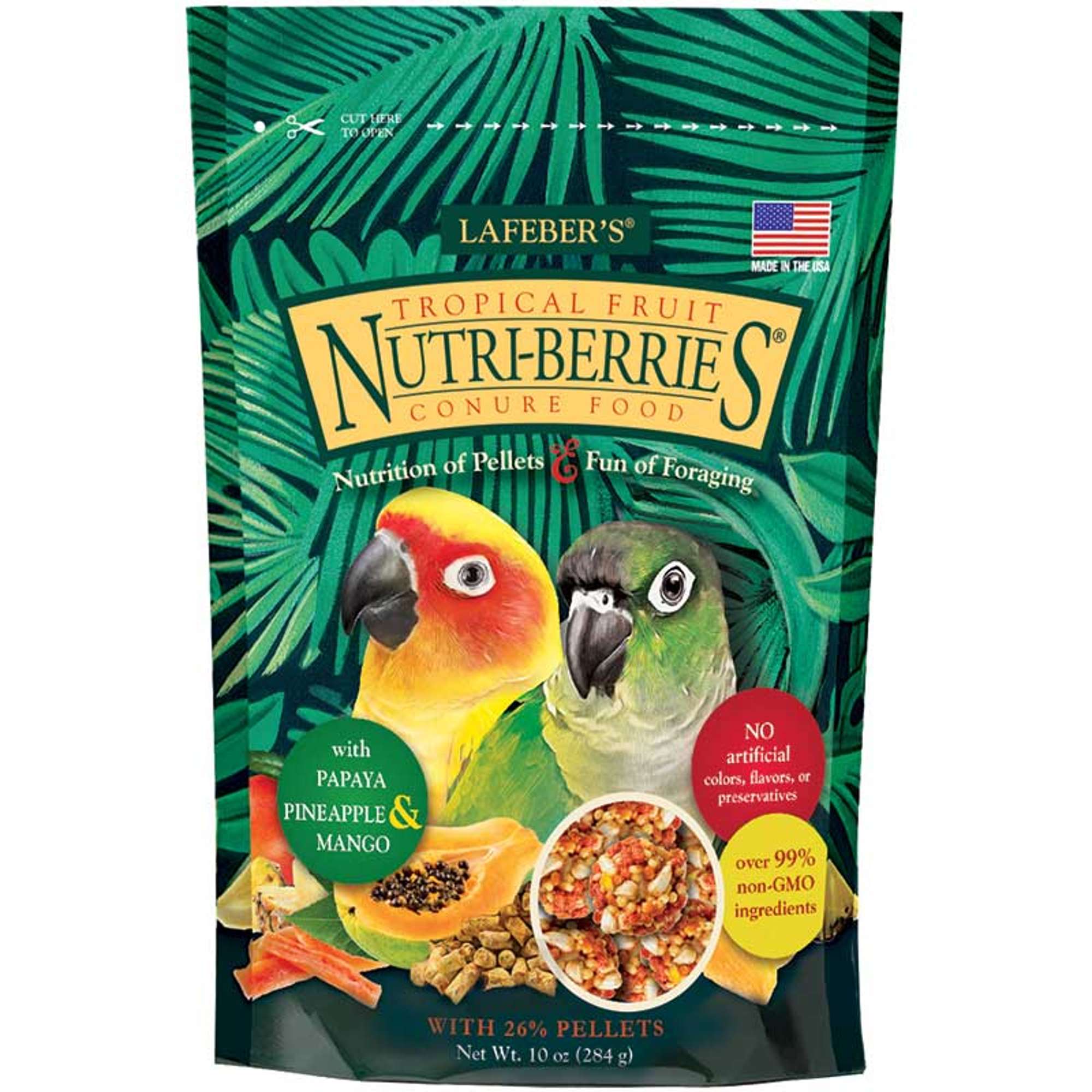 conure tropical fruit nutri berries 10 oz