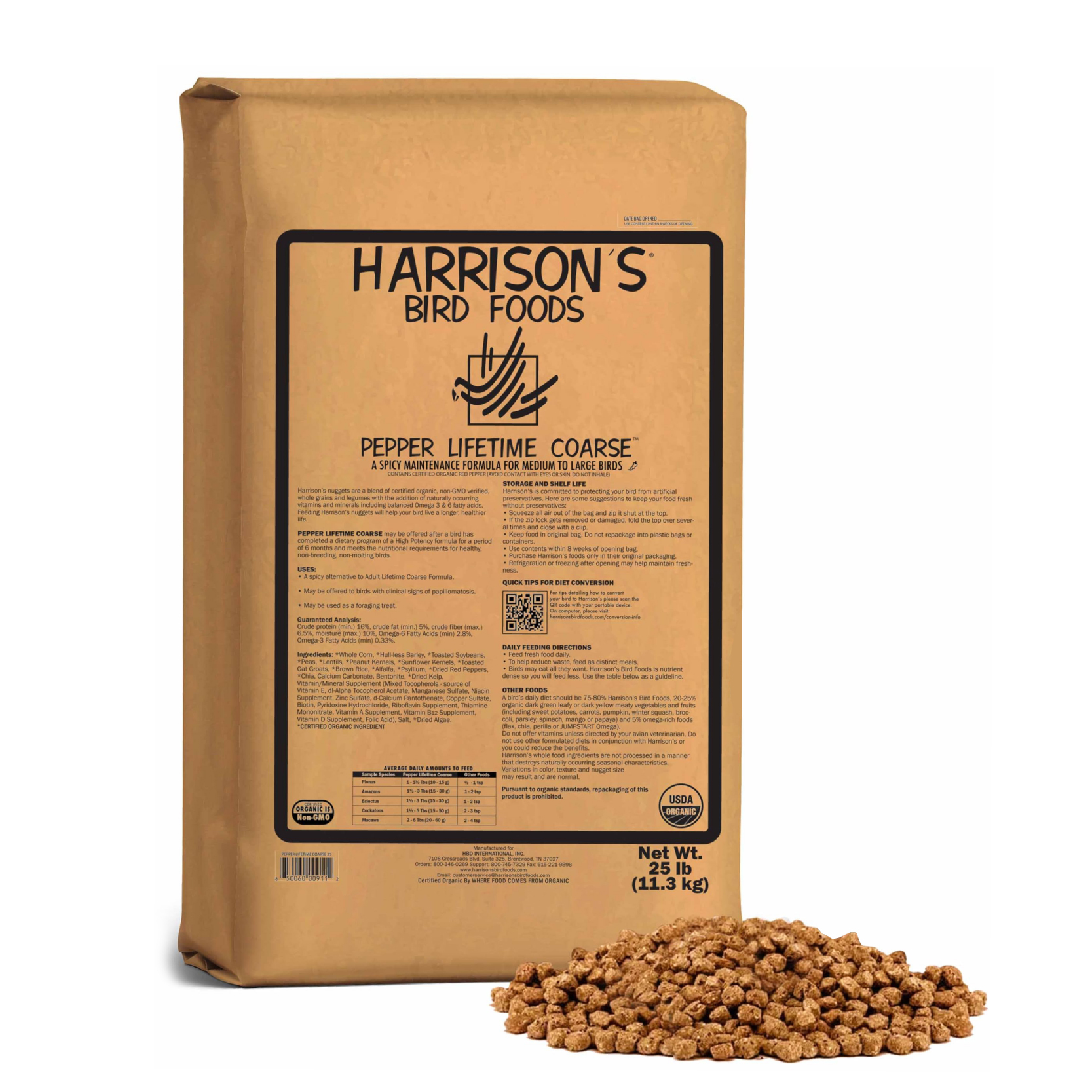 pepper lifetime coarse 25lb